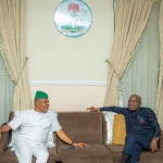 Ihedioha visits Labour Party’s only Gov, Otti after exiting PDP