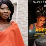 Jenifer’s diary actress Aderounmu Adejumoke is dead