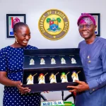 Lagos state Governor, Sanwo Olu awards Pelumi Nubi Tourism Ambassador.