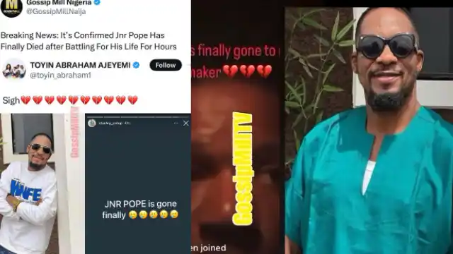 BREAKING: Actor Jnr Pope Finally Confirmed Dead after his rumored Survival (VIDEO)