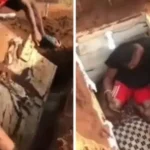 UPDATE | Video: Nigerian man exhumed after completing 24-hour buried-alive challenge