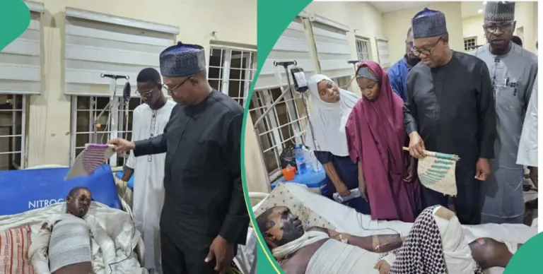 Peter Obi Visits Victims Of Kano Mosque Explosion