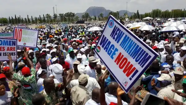 Minimum Wage: Fuel, health, schools, courts, banks, others to be grounded as labour strike begins today