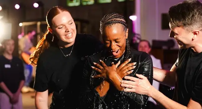 DJ Cuppy dedicates life to Christ, gets baptized (Photos)