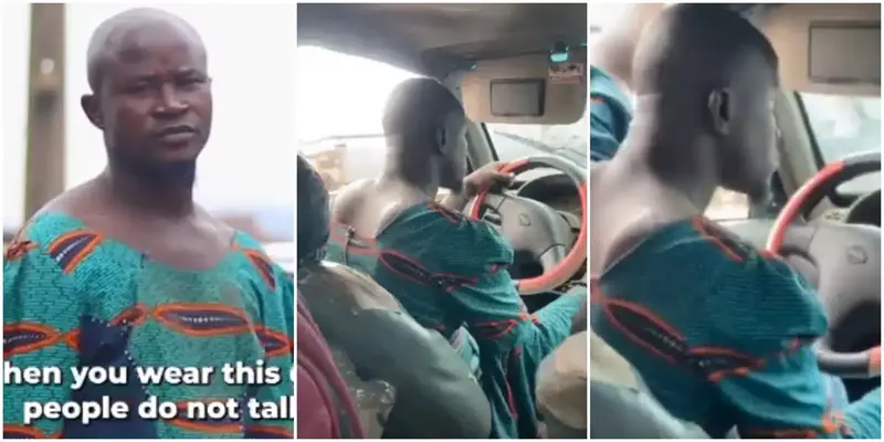 VIDEO: Why I dressed in my wife’s outfit to drive passengers – Viral Ibadan driver