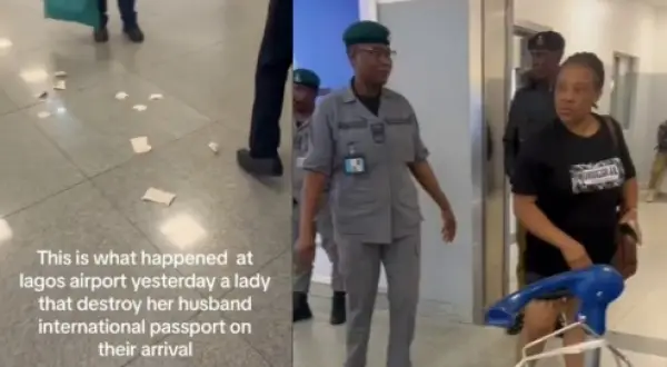 Nigerian Immigration To Investigates Torn Passport Incident At Lagos Airport