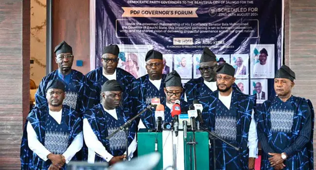 PDP governors to Tinubu: Don’t make us look bad, palliatives can’t solve problem