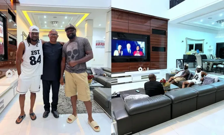 Photos: Peter Obi visits Paul, Jude Okoye amid family feud