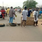 BREAKING: Protesters Block Jikwoyi-Kurudu Axis of FCT