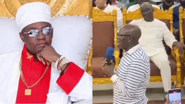 Drama As Oba Of Benin Counters Oshiomhole In Presence Of Akpabio, Okpebholo, Others