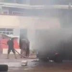 Enugu Gov’s Pinnacle Oil Filling Station set ablaze (Video)