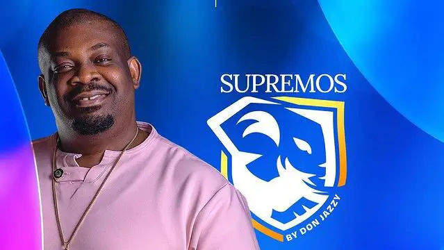 Don Jazzy reacts as his new football club joins Lagos Liga