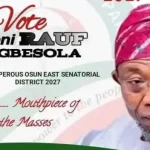 Omoluabi Caucus Reacts As Aregbesola’s 2027 Senatorial Campaign Poster Surfaces Online