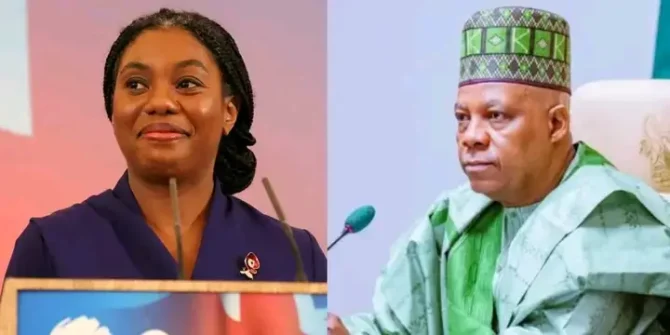 Shettima slams Kemi Badenoch Over Comment On Nigeria At Migration Dialogue