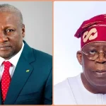 Public reacts as newly sworn-in Mahama calls Tinubu president of Ghana