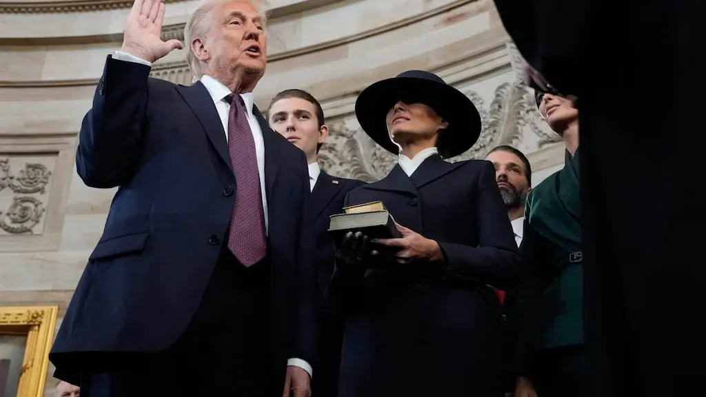 Donald Trump sworn in as 47th US President