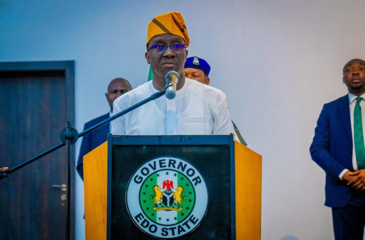 Edo Governor Begins Mobilization for Tinubu’s 2027 Reelection, Welcomes PDP Defector