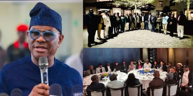 Wike hosts suspended Rivers lawmakers in UK
