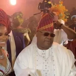 ‘Davido asked him to sing’ – Reactions trail Gov Adeleke’s performance at Priscilla’s wedding [VIDEO]