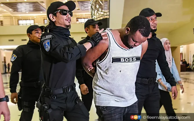 Nigerian Man Denied Bail After Allegedly B+ting Off Malaysian Cop’s Ear During Arrest