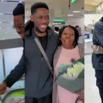 See what happened when Davido met Moses Bliss at the airport