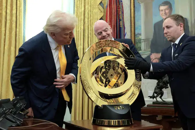 ‘Chelsea lifted duplicate Club World Cup trophy after Trump kept real one’