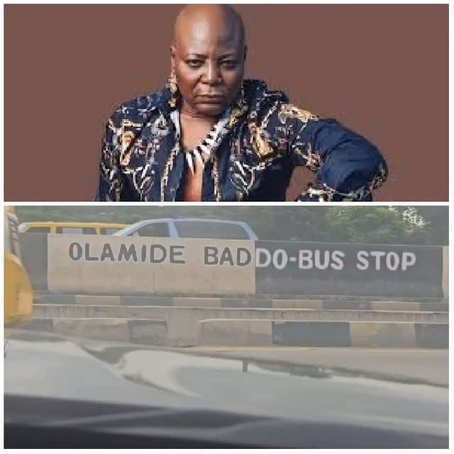 Charly Boy visits Olamide Baddo Bus Stop after it was renamed from his name