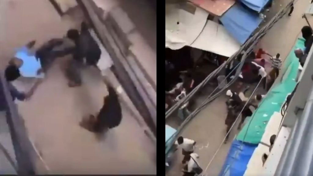 WATCH as Tribal Clash Rocks Mandilas Market in Lagos Island - One Dead, Several Injured as Violence Erupts