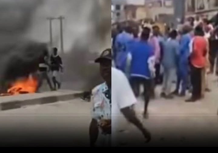 Protests Erupt in Lagos After Policeman Reportedly K+lls Commercial Motorcyclist, others hospitalized