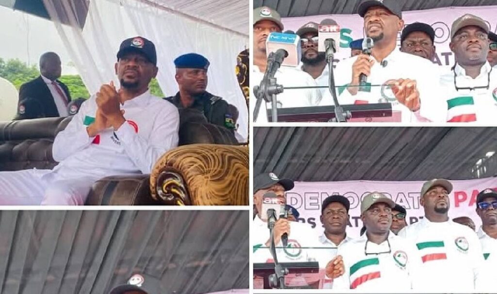 Rivers Assembly Speaker, 27 Members Attend PDP Campaign Flag-Off for LG Elections