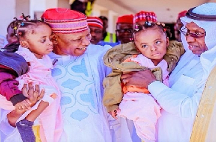 Conjoined Twins Hassana, Husaina Return To Kano After Separation Surgery In Saudi Arabia