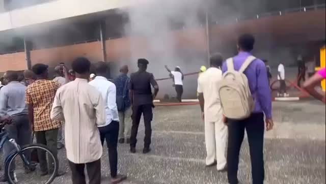Fire outbreak at Rivers state Secretariat