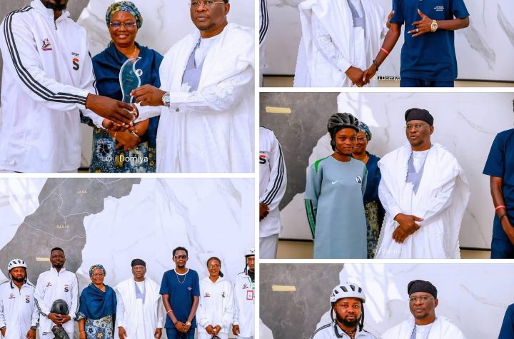 Unity Skaters of Nigeria Honour Governor Fintiri for Promoting Youth and Sports Development