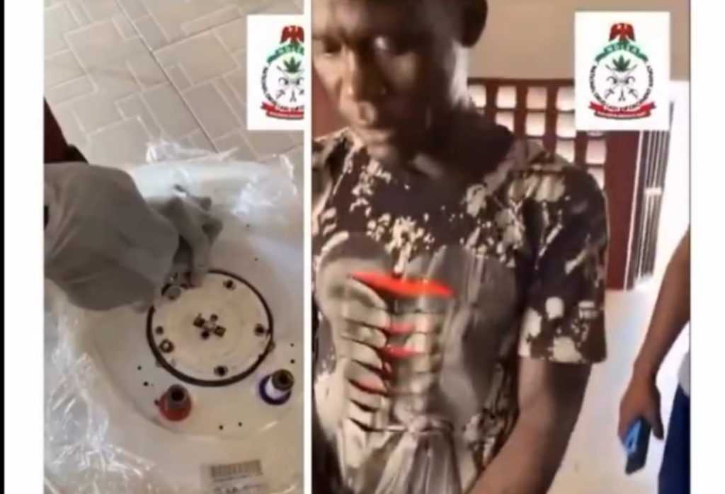 NDLEA Uncovers Tr%madol Hidden in Water Heater Tank in Kwara