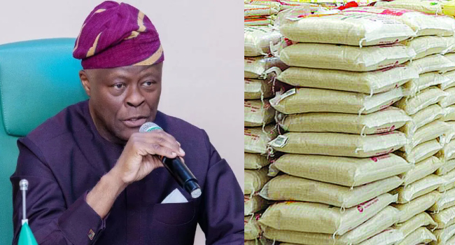 Minister Wale Edun says price of rice drops to ₦80,000 from ₦120,000, hails president Tinubu’s policies