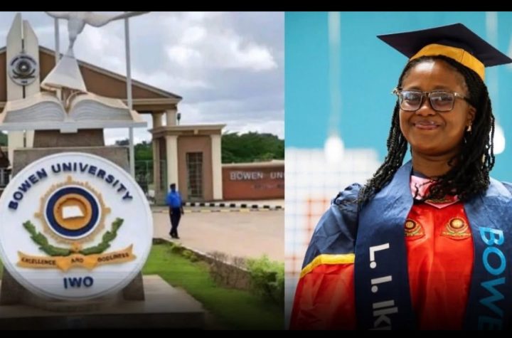 Female student sets a new record at Bowen University as she graduates with a 5.0 CGPA despite losing her father in 200 level