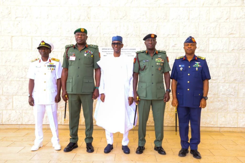 Nigerian NSA, service chiefs hold emergency meeting over trump’s military action warning