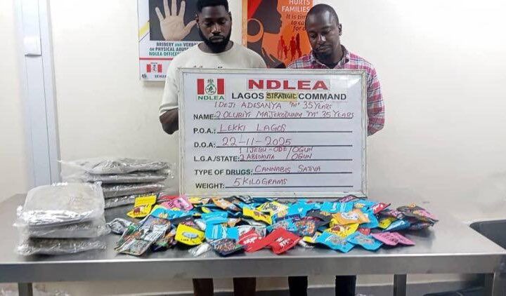 Ndlea Busts Syndicate Selling Dr¥gs Disguised As Christmas Treats