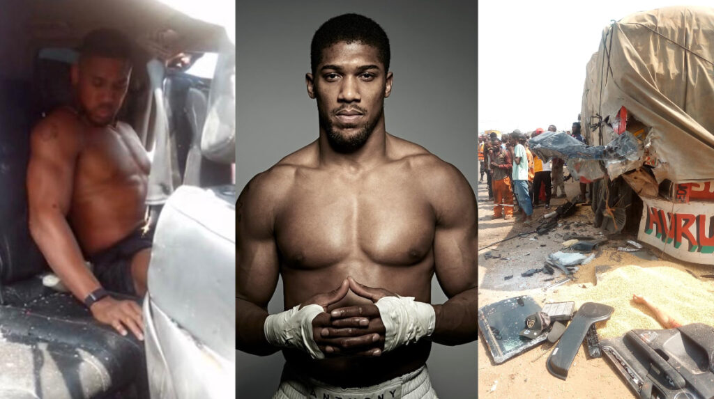Just In: Anthony Joshua Involved in F@tal Road Cr@sh in Ogun State; Two Confirmed De@d