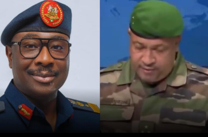 Nigerian Air Force says its aircraft was heading to Portugal but made an emergency landing in Burkina Faso due to technical issues