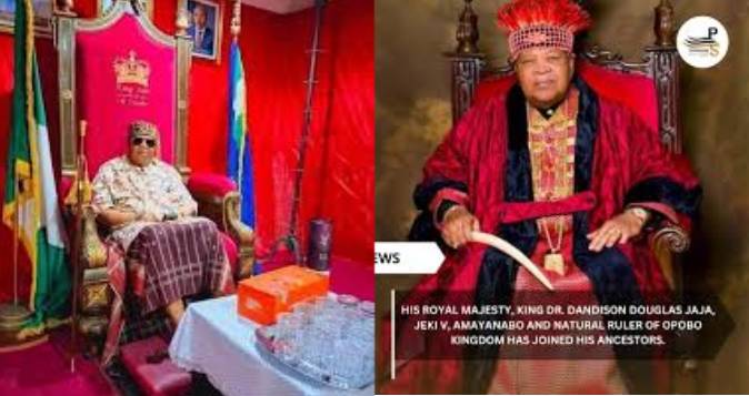 Amayanabo of Opobo Kingdom, HRM King Dandison Douglas Jaja, Passes Away