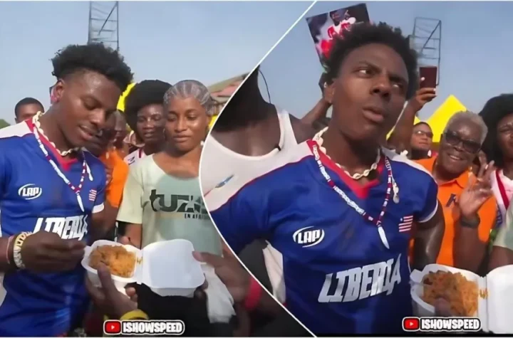 IShowSpeed crowns Nigerian Jollof King over the Liberian version