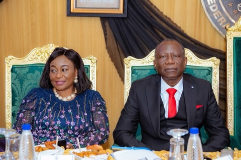 Gov Siminalayi Fubara Reacts As He Hosts State Banquet In Honour Of Justice Obietonbara Daniel- Kalio