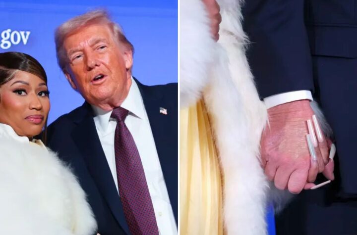 I love Nicki Minaj, she’s extremely beautiful— President Trump says as he compliments her long nails