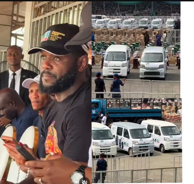 Seyi Tinubu Leads the Distribution of Cars and Other Items at the City Boy Engagement Tour in Imo