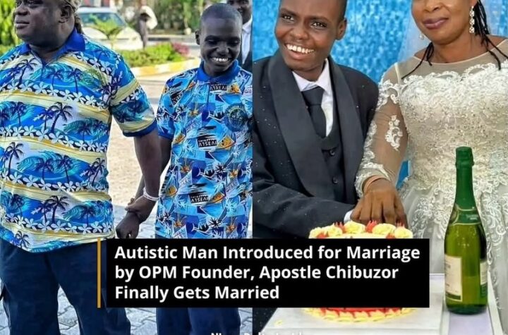 Autistic Man Introduced for Marriage by OPM Founder, Apostle Chibuzor Finally Gets Married