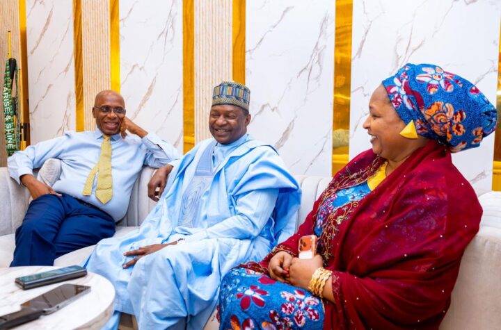 Ex Gov Rotimi Amaechi Visits Former AGF Abubakar Malami After Release from Detention [Photos]