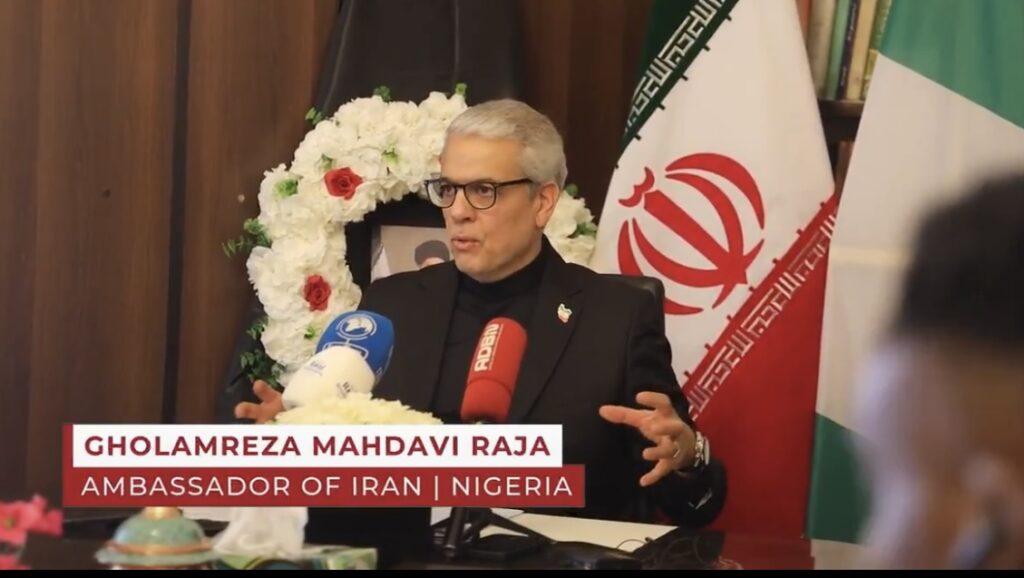 Iran is ready to help Nigeria fight terr+rism, denies backing Islamic groups — Ambassador Mahdavi Raja