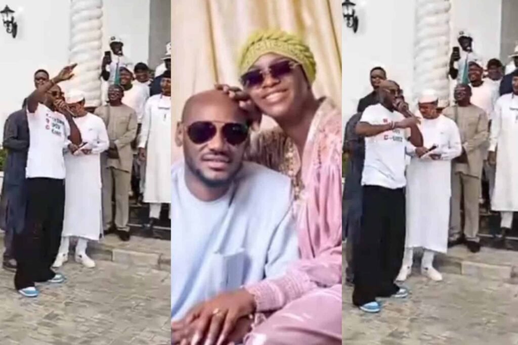 WATCH: 2Baba sings a special number as his wife, Natasha Osawaru-Idibia and other political figures joins the NDC