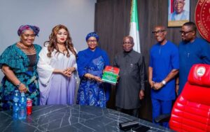2027: Gov Otti receives free guber nomination forms from Labour Party